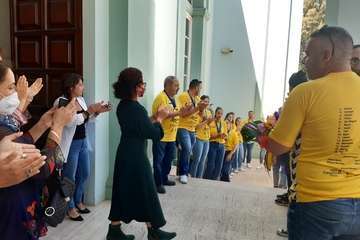 Recepción al Rocasa Gran Canaria por la ULPGC y firma de un convenio de colaboración/TA.